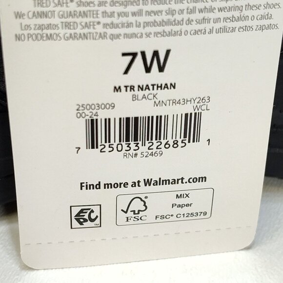 TredSafe Nathan Slip-Resistant EnduroPro Anti-Fatigue Technology Shoe Men 7W NWT - Picture 11 of 11